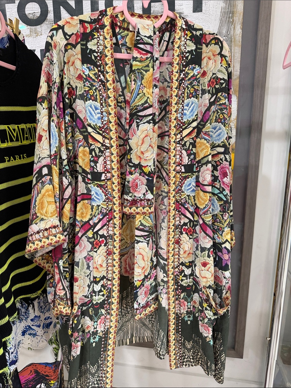 Camilla silk tie robe - Picture 12 of 14
